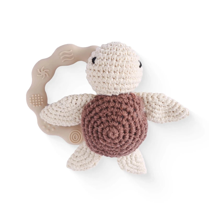 Crochet Animal Rattle - Little Luxe Co