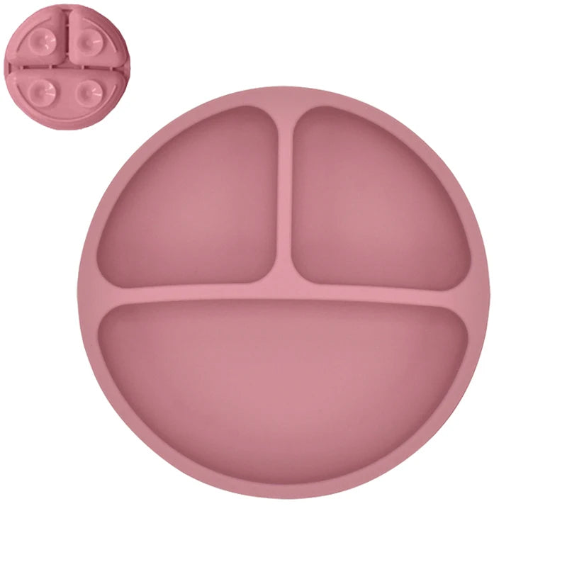 Baby Silicone Section Plate - Little Luxe Co