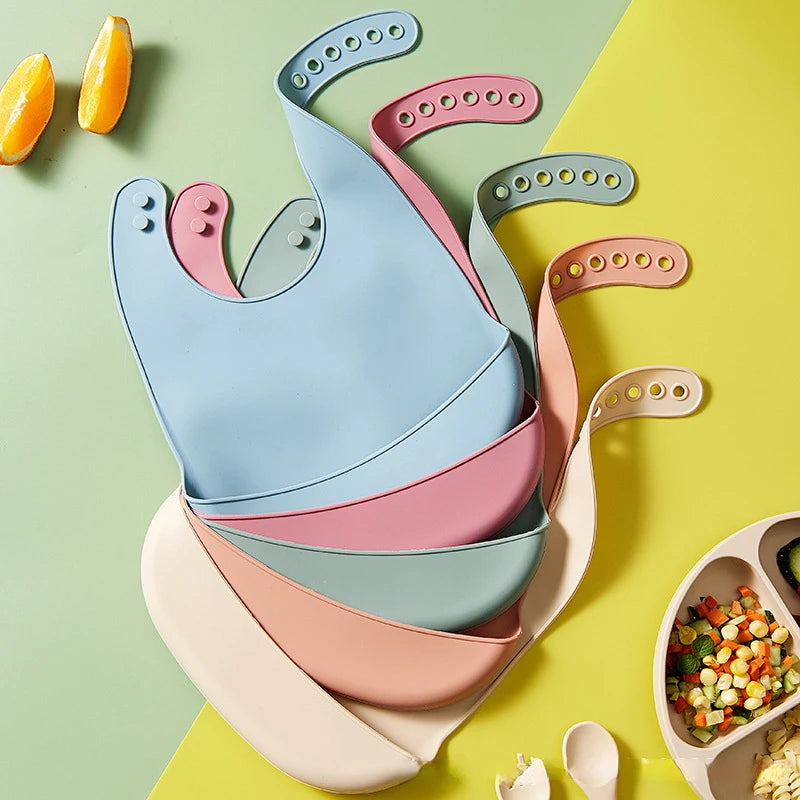 Adjustable Waterproof Baby Bib - Little Luxe Co