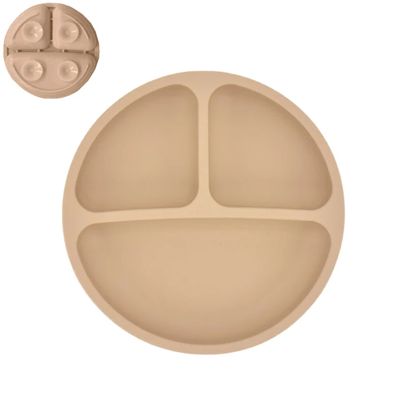 Baby Silicone Section Plate - Little Luxe Co
