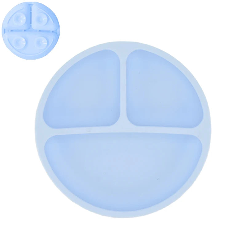 Baby Silicone Section Plate - Little Luxe Co