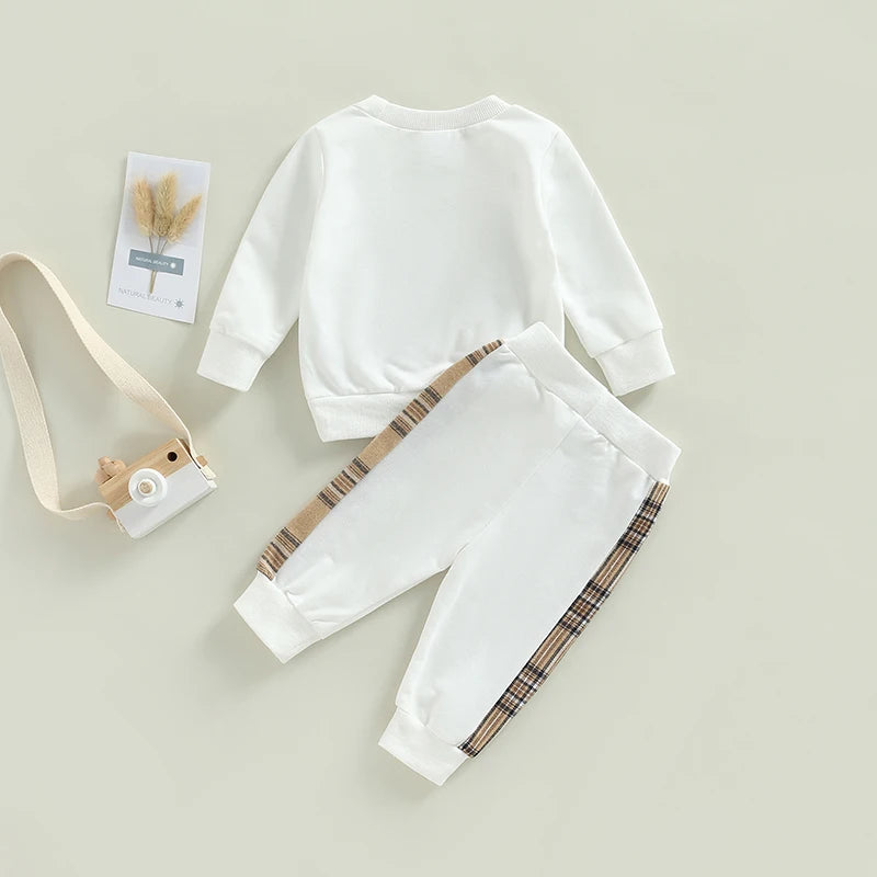Plaid Bear Outfit Cozy & Stylish 2-Piece Set - Little Luxe Co