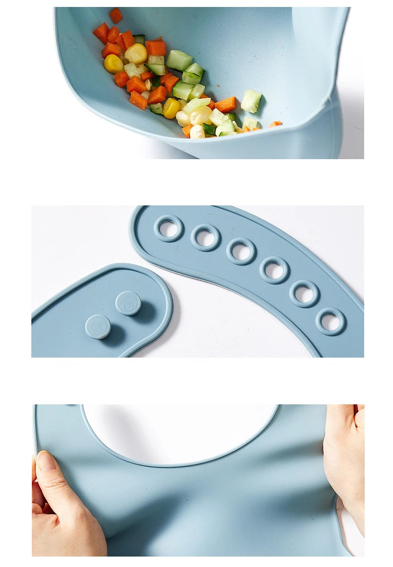 Adjustable Waterproof Baby Bib - Little Luxe Co