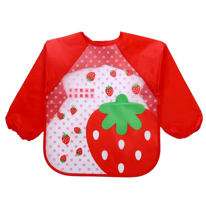 Waterproof Long Sleeve Baby Feeding Smock - Little Luxe Co