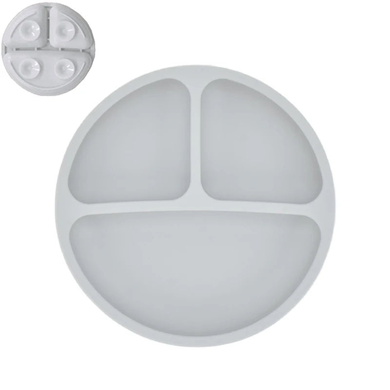 Baby Silicone Section Plate - Little Luxe Co