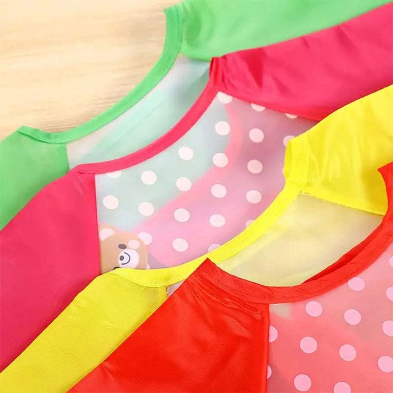 Waterproof Long Sleeve Baby Feeding Smock - Little Luxe Co