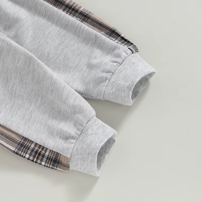 Plaid Bear Outfit Cozy & Stylish 2-Piece Set - Little Luxe Co