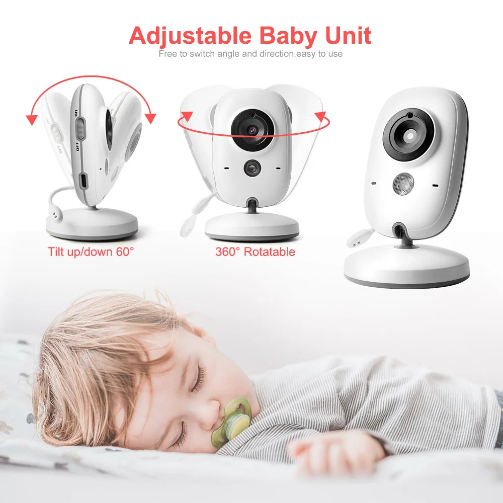 Wireless Baby Monitor 3.2" LCD Screen - Little Luxe Co