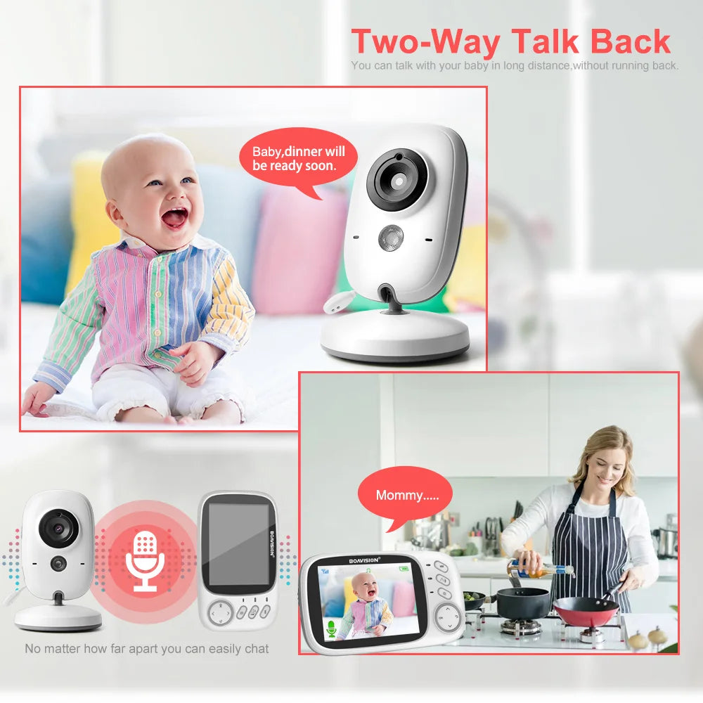 Wireless Baby Monitor 3.2" LCD Screen - Little Luxe Co