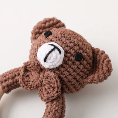 Crochet Animal Rattle - Little Luxe Co