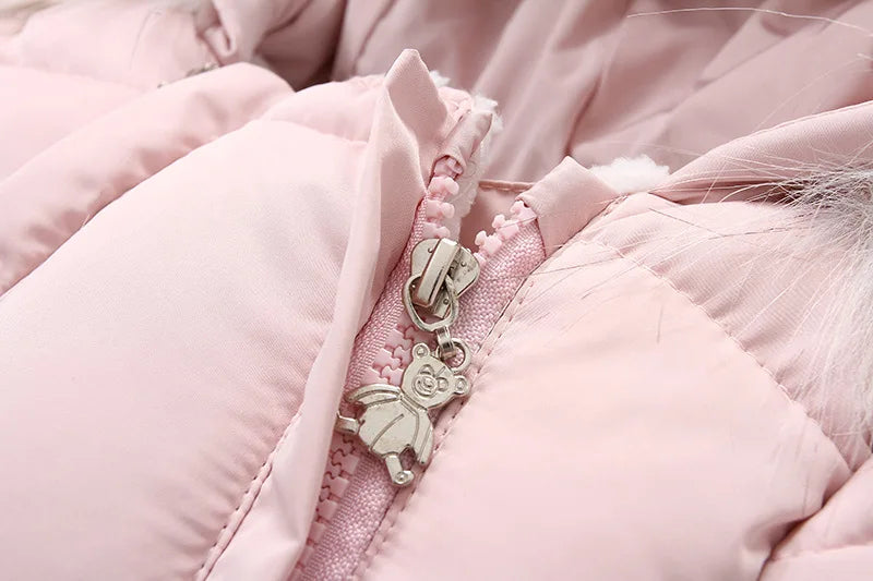 Winter Newborn Thick Jumpsuit Wool Hooded - Little Luxe Co