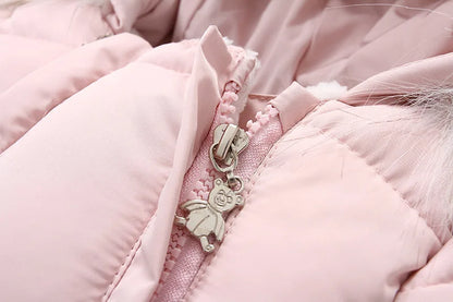 Winter Newborn Thick Jumpsuit Wool Hooded - Little Luxe Co
