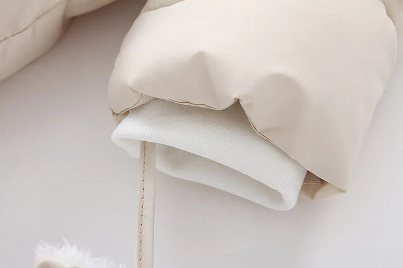 Winter Newborn Thick Jumpsuit Wool Hooded - Little Luxe Co