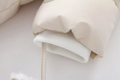 Winter Newborn Thick Jumpsuit Wool Hooded - Little Luxe Co