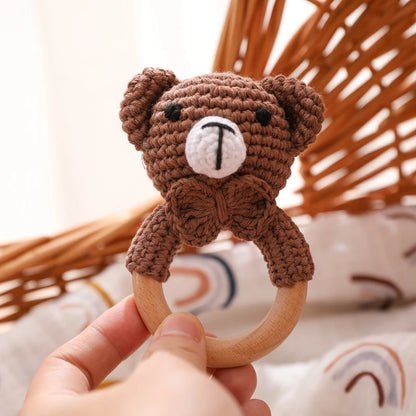 Crochet Animal Rattle - Little Luxe Co