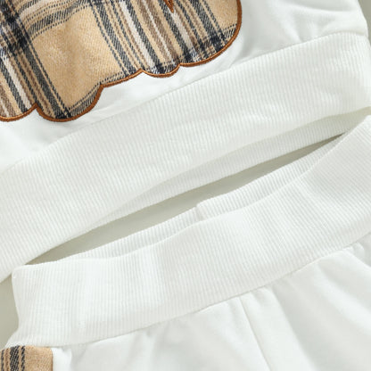 Plaid Bear Outfit Cozy & Stylish 2-Piece Set - Little Luxe Co