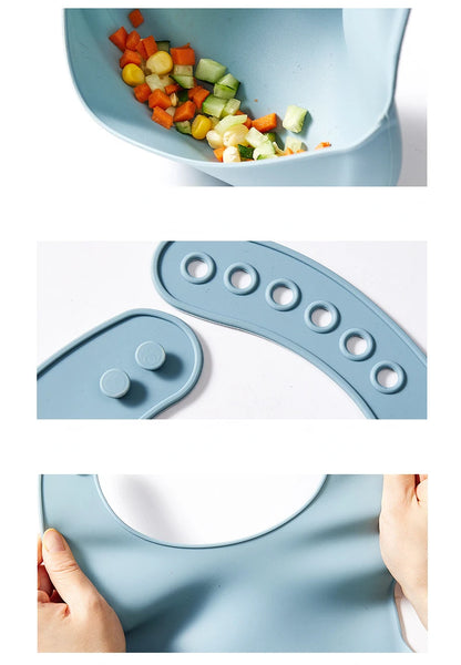 Adjustable Waterproof Baby Bib - Little Luxe Co
