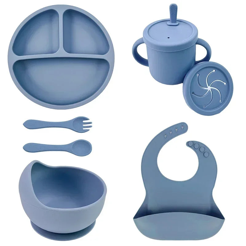 Baby Silicone Dinnerware Set - Little Luxe Co