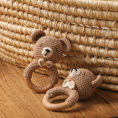 Crochet Animal Rattle - Little Luxe Co