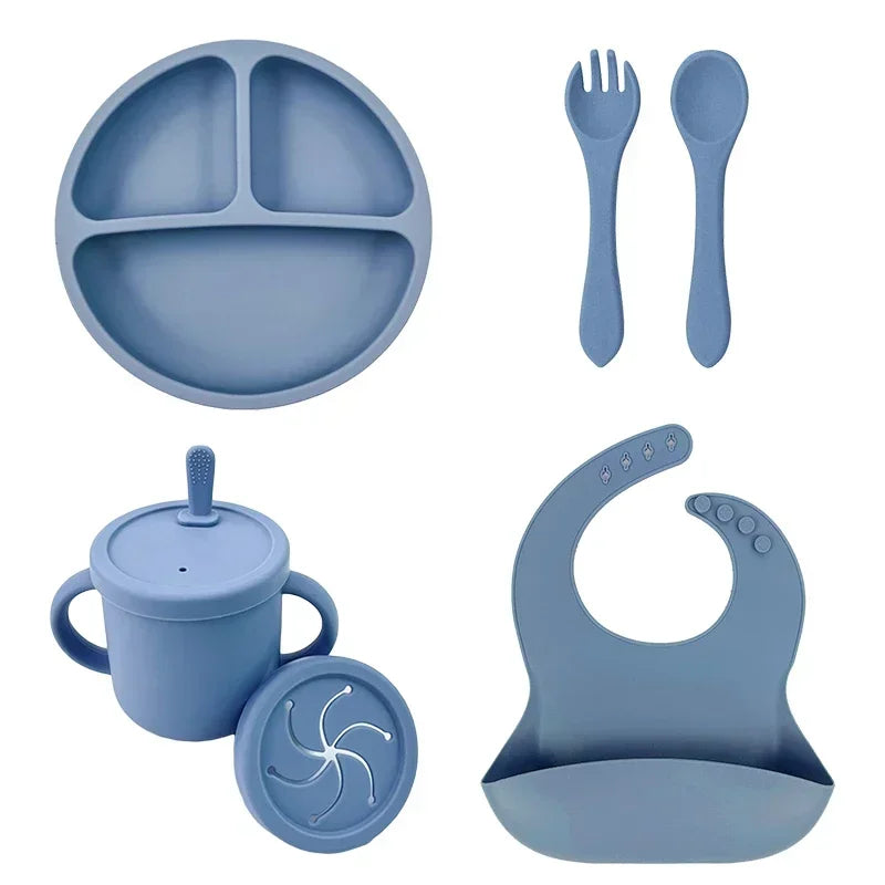 Baby Silicone Dinnerware Set - Little Luxe Co