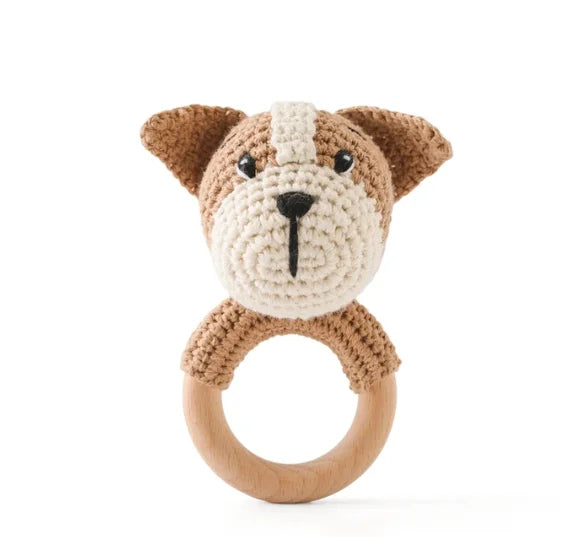 Crochet Animal Rattle - Little Luxe Co