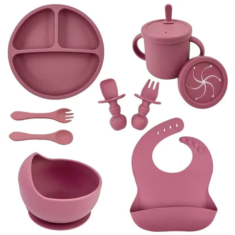 Baby Silicone Dinnerware Set - Little Luxe Co