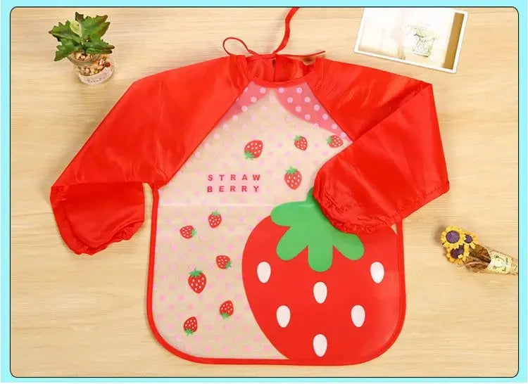 Waterproof Long Sleeve Baby Feeding Smock - Little Luxe Co