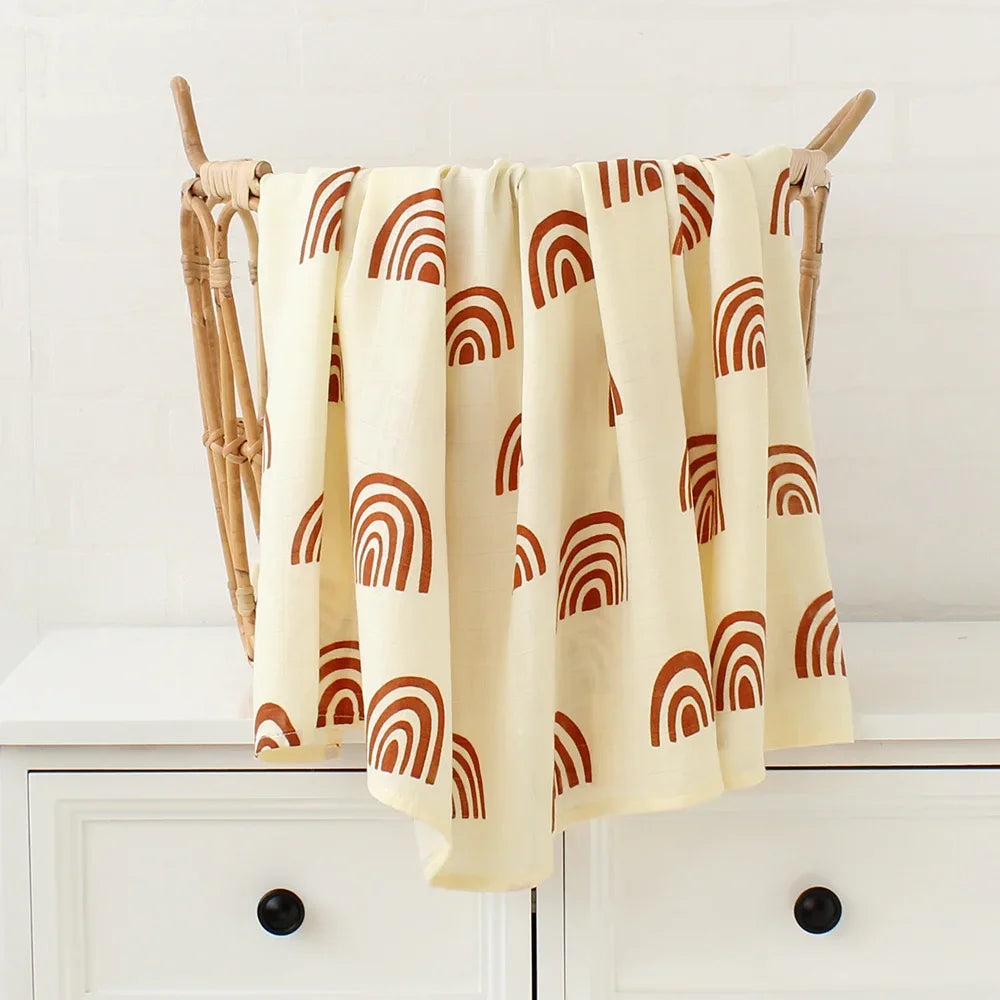 Soft Organic Cotton Muslin Wrap - Little Luxe Co