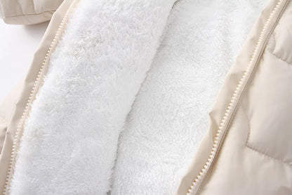 Winter Newborn Thick Jumpsuit Wool Hooded - Little Luxe Co