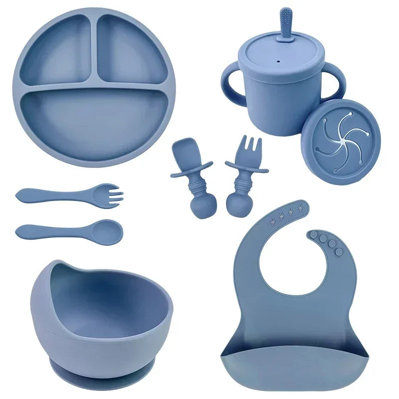 Baby Silicone Dinnerware Set - Little Luxe Co