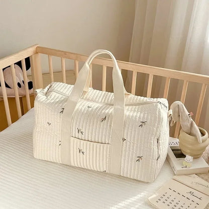 Spacious Storage Maternity Bag Animal Print - Little Luxe Co