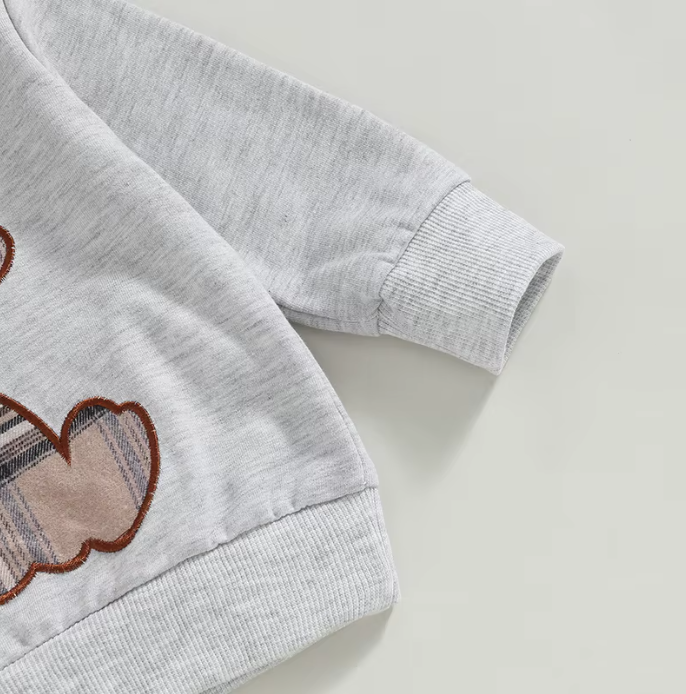 Plaid Bear Outfit Cozy & Stylish 2-Piece Set - Little Luxe Co