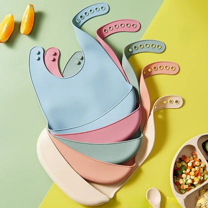 Adjustable Waterproof Baby Bib - Little Luxe Co