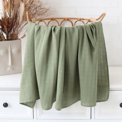 Soft Organic Cotton Muslin Wrap - Little Luxe Co